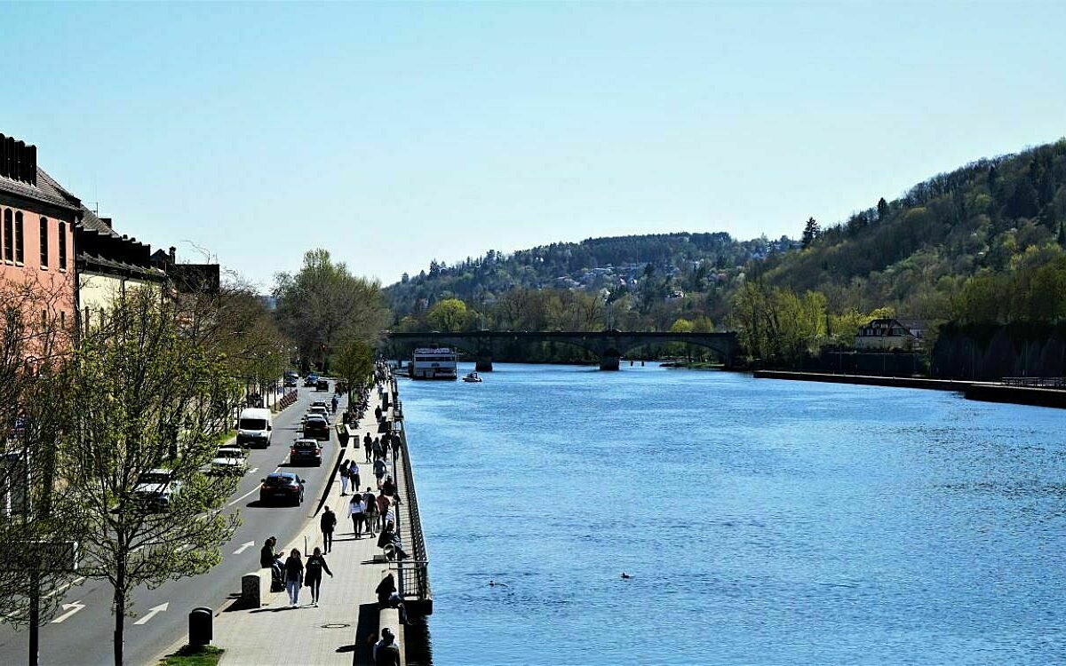Ausblick von der Alten Mainbrücke Ausblick von der Alten Mainbrücke